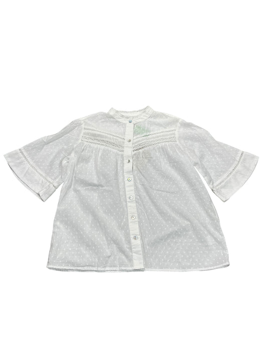 Blouse Ss By Faherty In White, Size:Xs