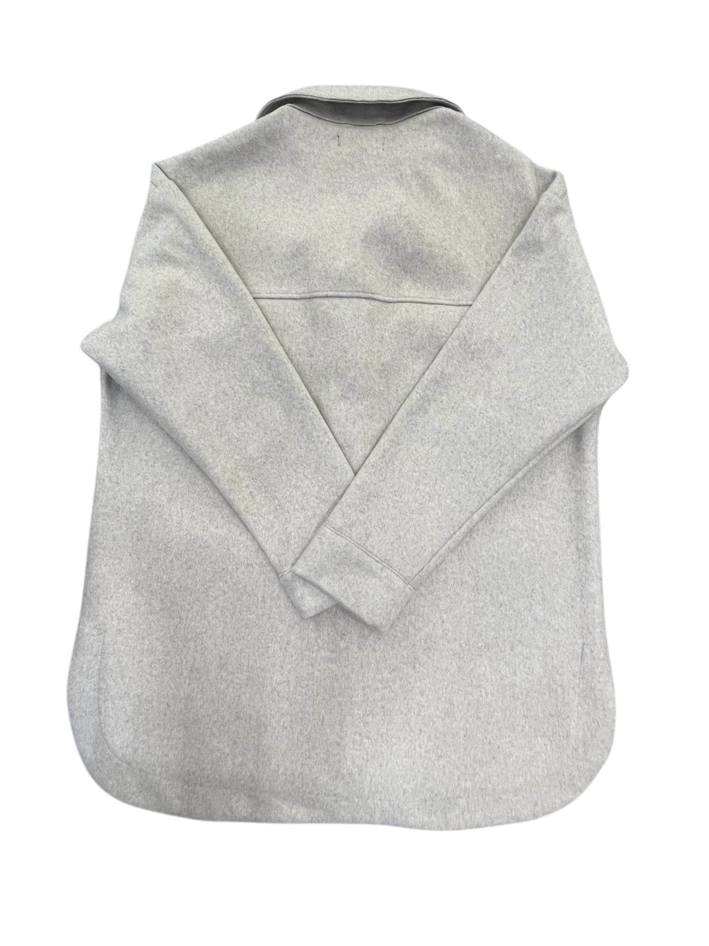 Jacket Shirt By Banana Republic In Cream, Size:M