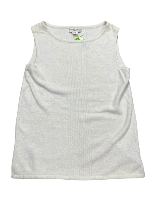 Top Sleeveless By Barefoot Dreams In White, Size:Xs