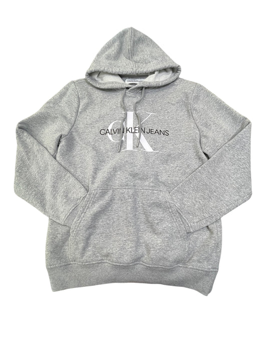 Sweatshirt Hoodie By Calvin Klein In Grey, Size:M