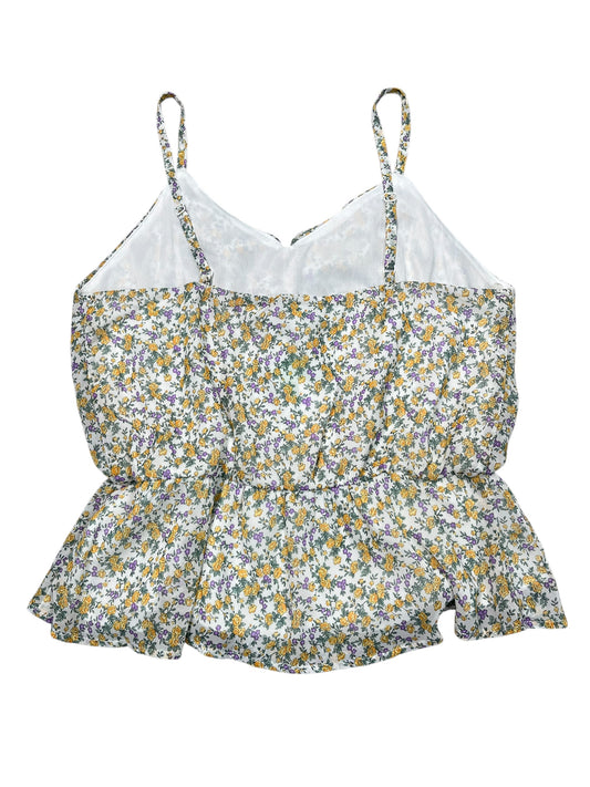 Blouse Sleeveless By Gilli In Floral Print, Size:L