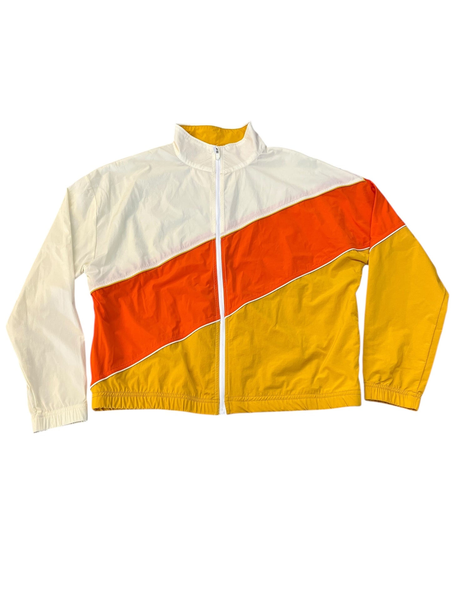 Jacket Windbreaker By Splits59 In Orange, Size:M