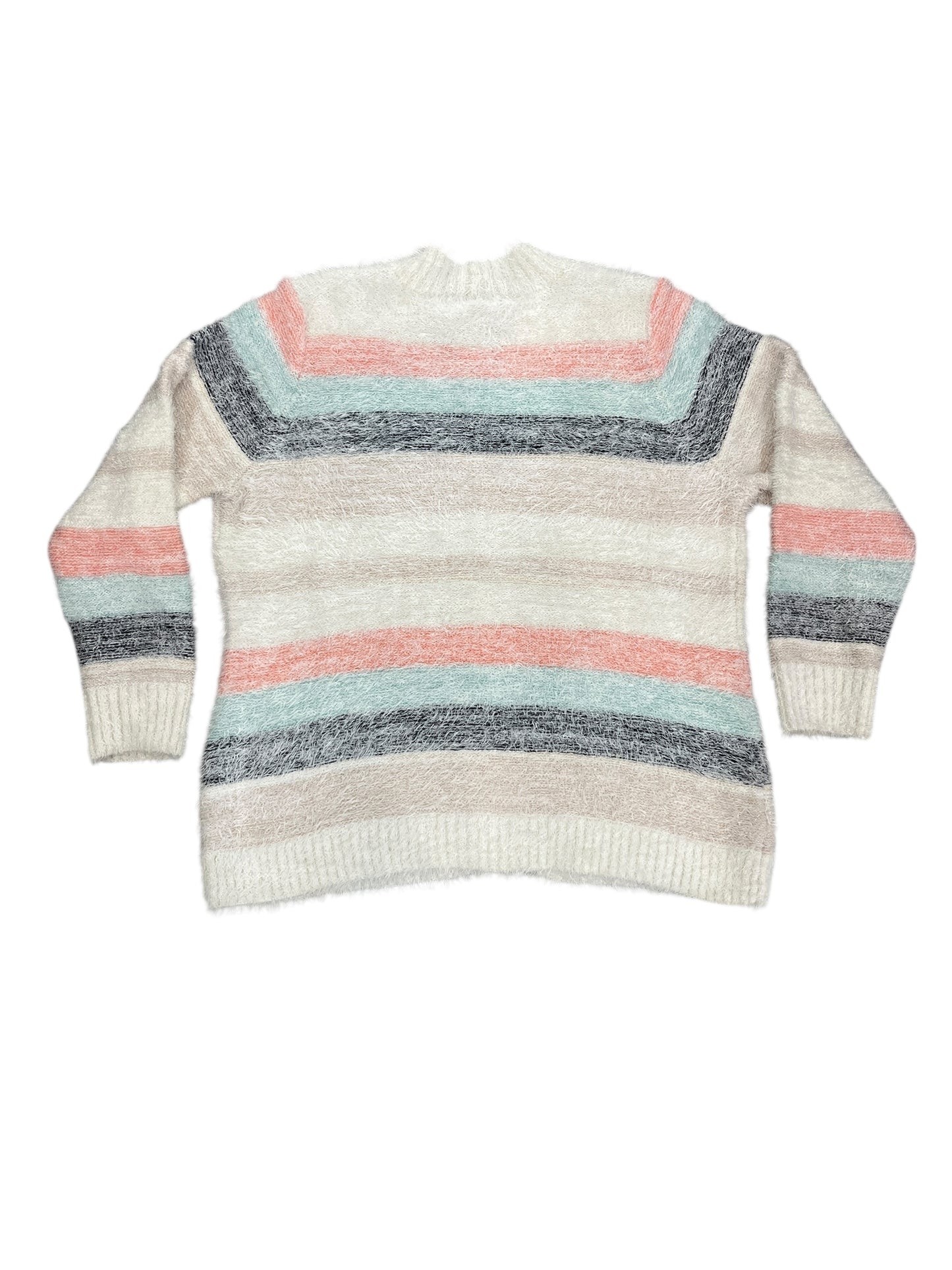 Cardigan By Christopher And Banks In White, Size:Xlp