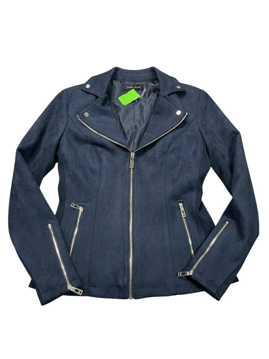Jacket Moto By Ivanka Trump In Navy, Size:S