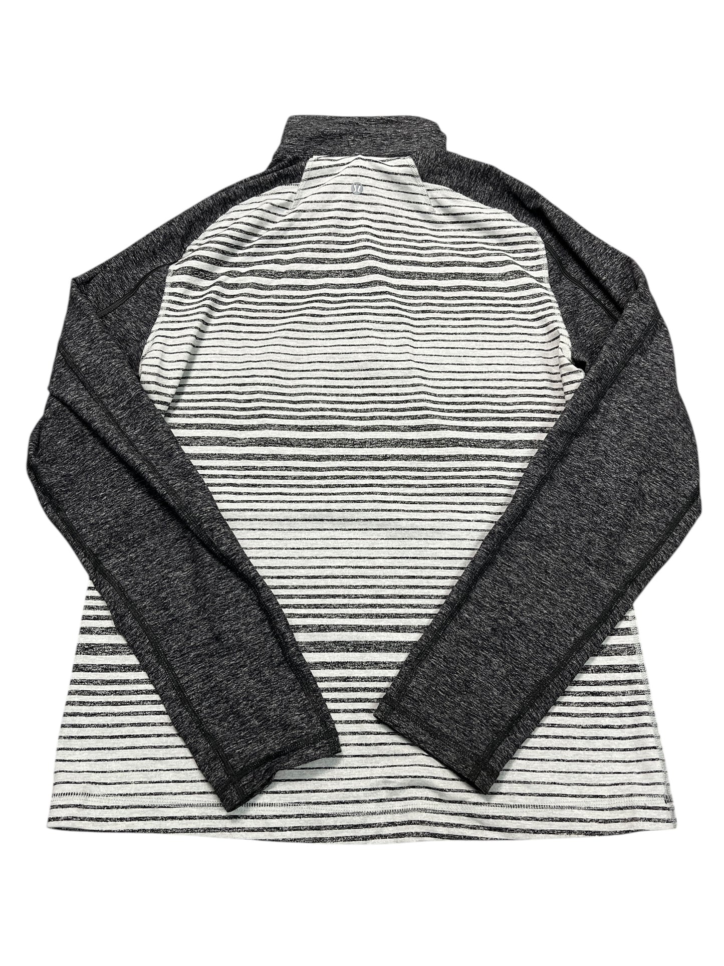 Athletic Jacket By Lululemon In Grey, Size:M