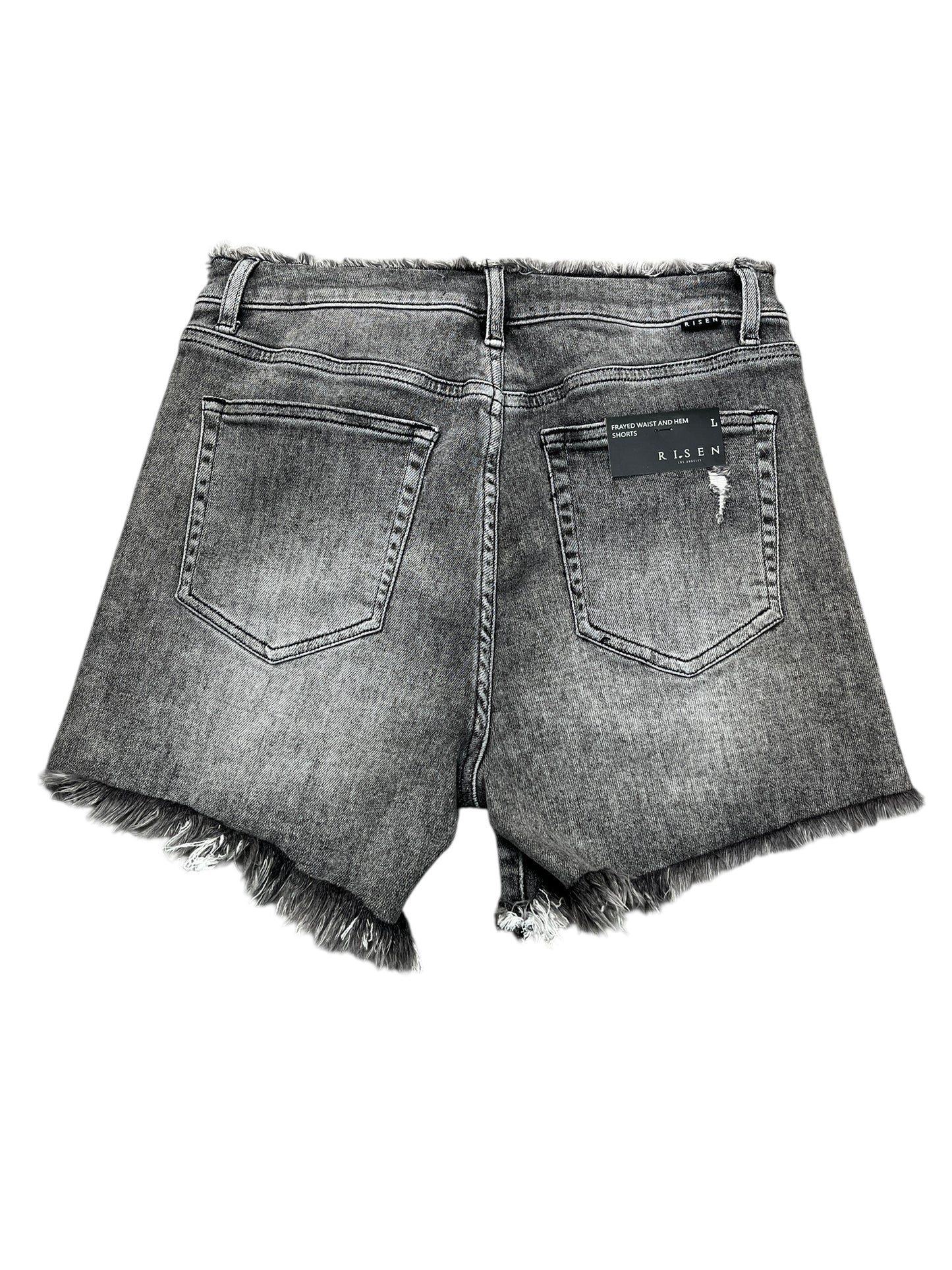 Shorts By Risen In Grey Denim, Size:L
