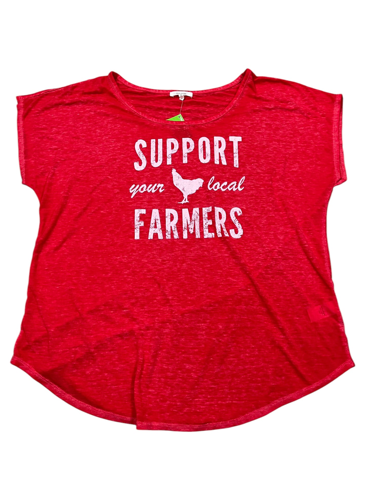 Top Ss By Maurices In Red, Size:L