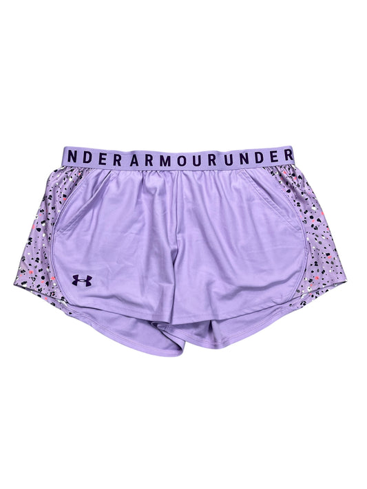 Athletic Shorts By Under Armour In Purple, Size:Xl