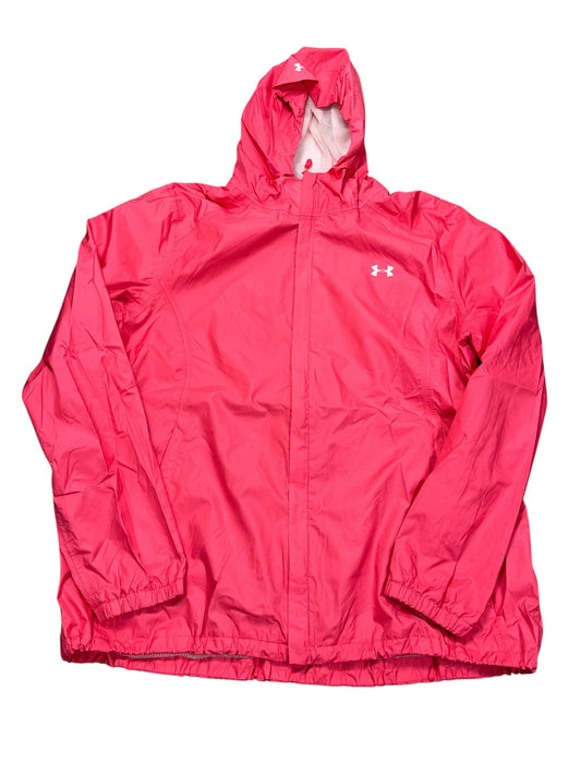 Athletic Jacket By Under Armour In Pink, Size:Xl