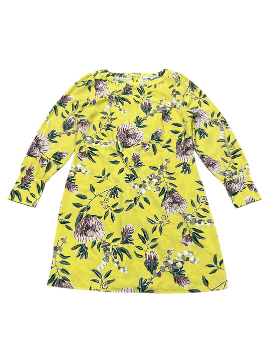 Dress Casual Midi By Loft In Yellow, Size:M