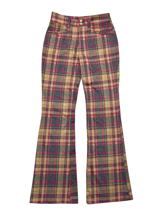 Pants Dress By Anthropologie In Plaid Pattern, Size:Xs