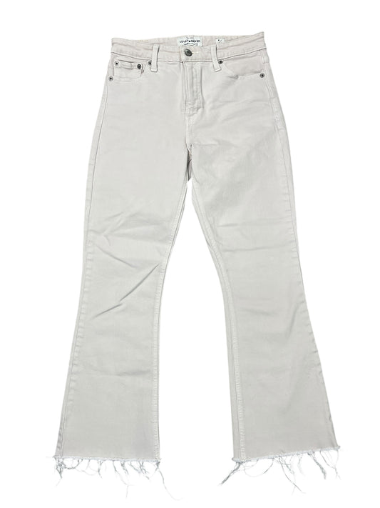 Jeans Cropped By Lucky Brand In White Denim, Size:4