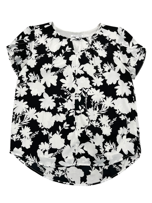Blouse Sleeveless By 41 Hawthorn In Black & White, Size:M
