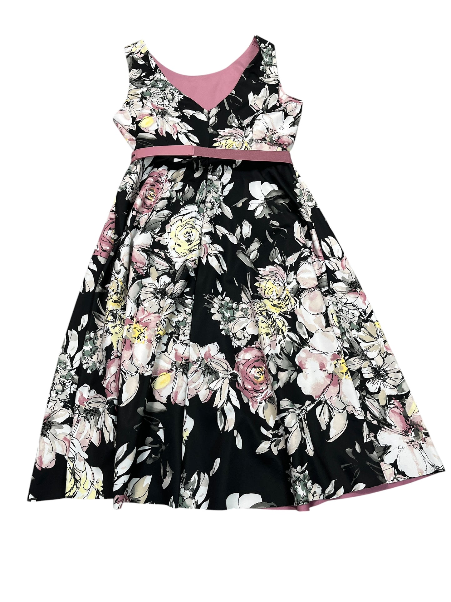 Dress Party Midi By White House Black Market In Floral Print, Size:Xs