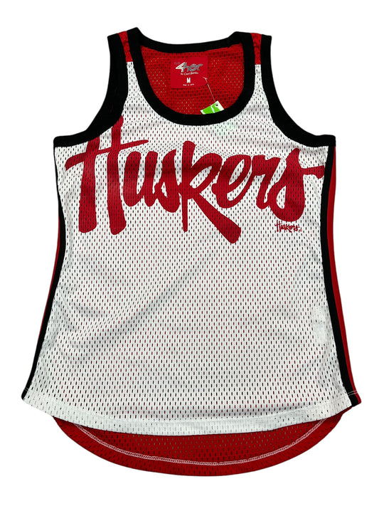 Tank Top By 4her by carl banks In Red & White, Size:M