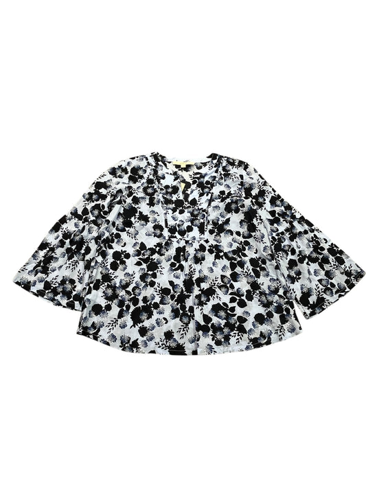 Blouse 3/4 Sleeve By Loft In Blue, Size:Xsp