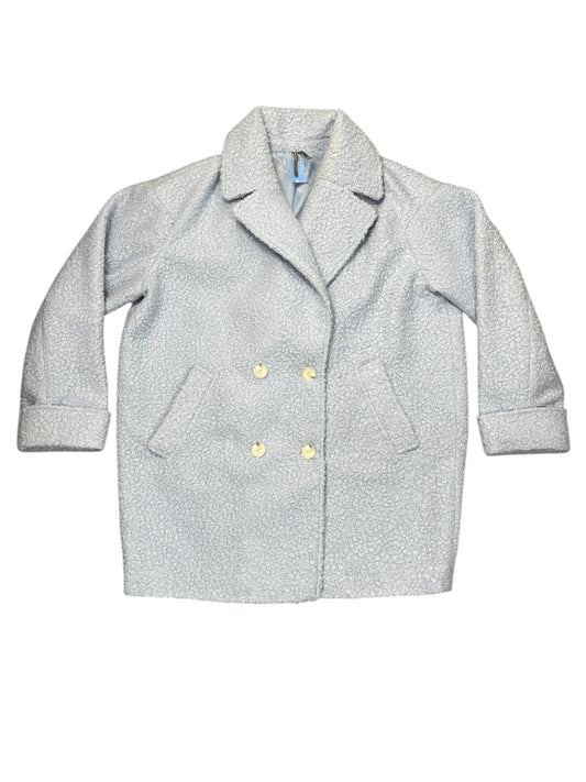 Coat Peacoat By Anthropologie In Blue, Size:Xl