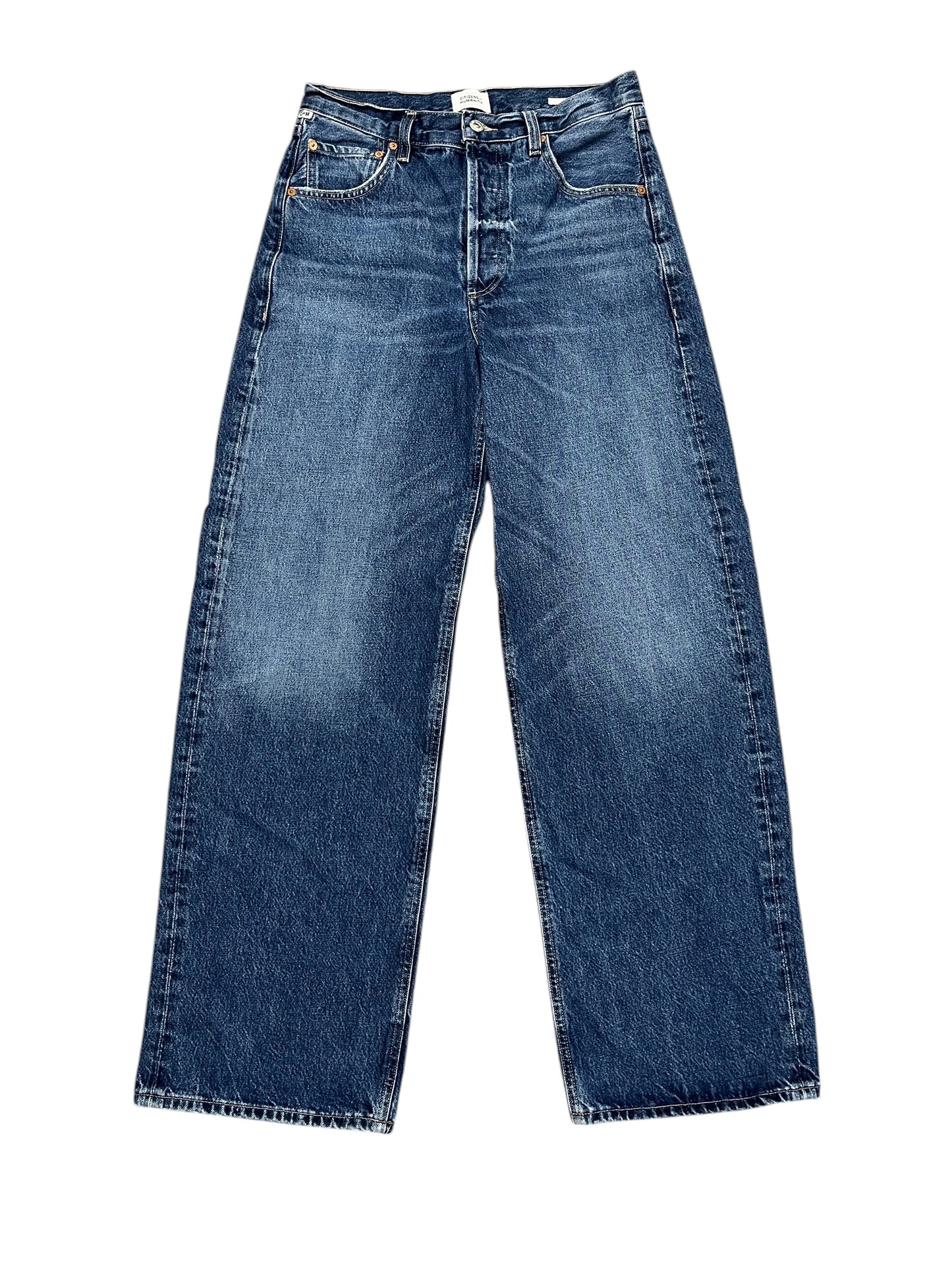 Jeans Wide Leg By Citizens Of Humanity In Blue Denim, Size:4