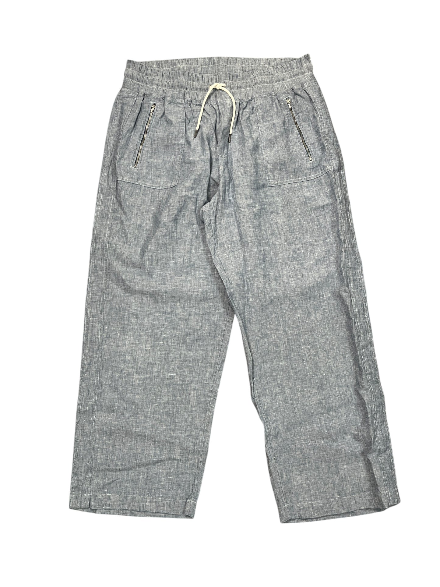 Pants Linen By Athleta In Blue, Size:Xxl