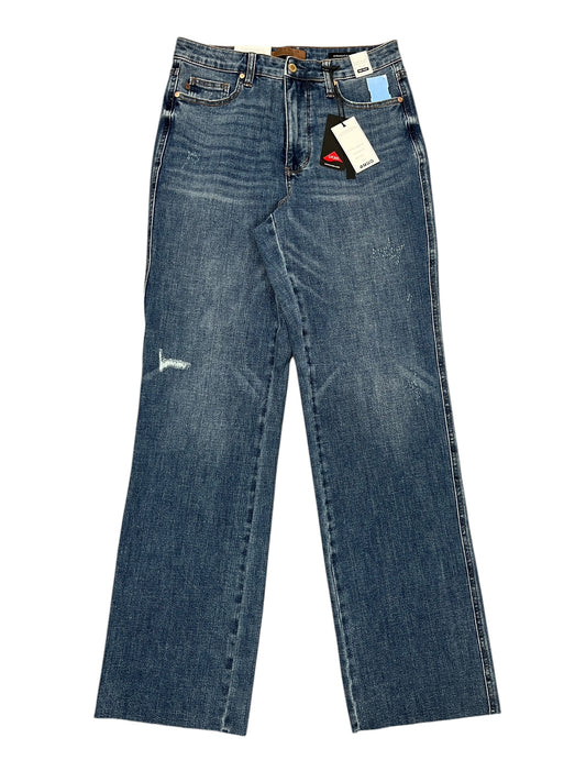 Jeans Straight By Judy Blue In Blue Denim, Size:10
