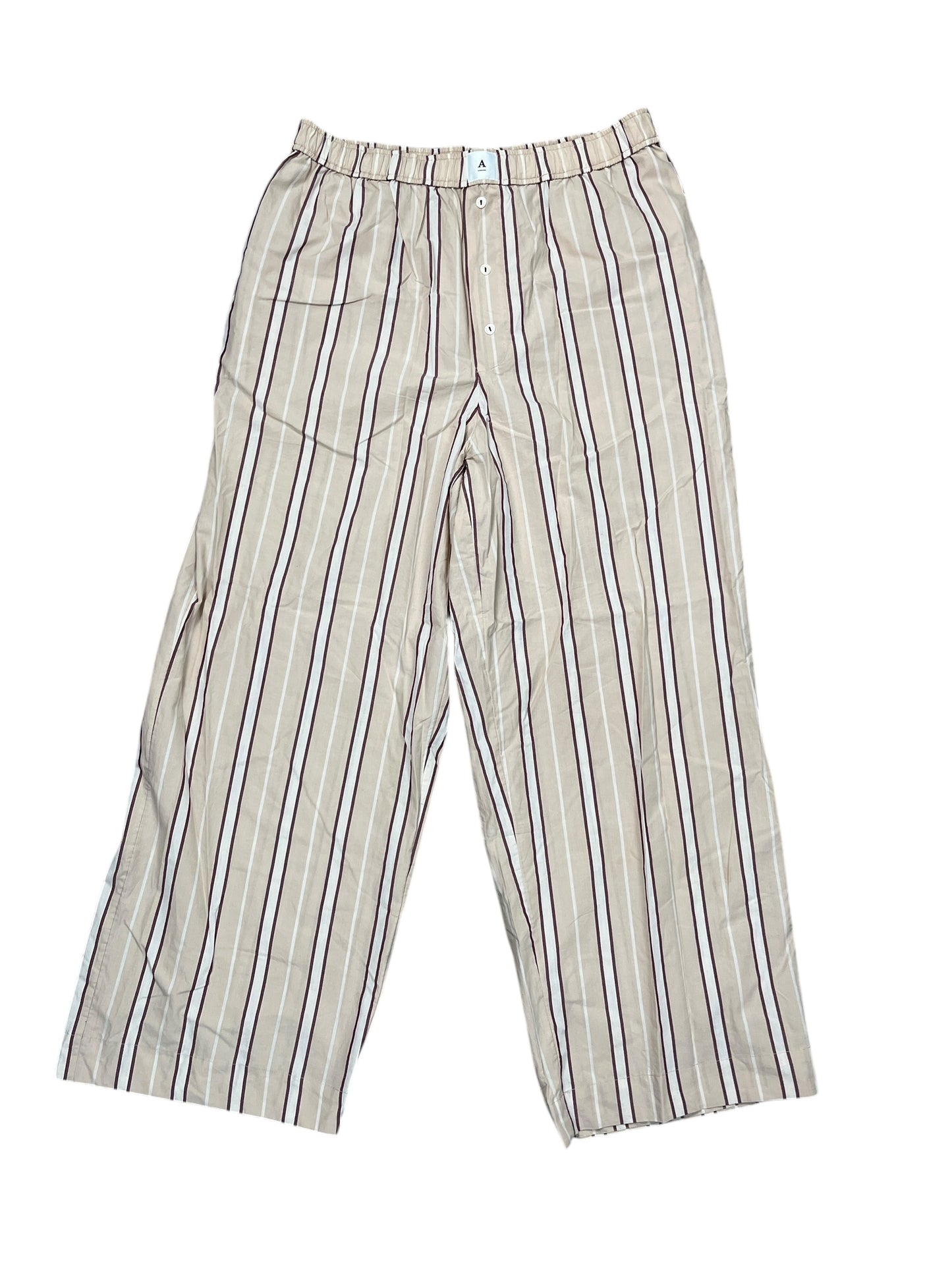 Pajama Pants By Anthropologie In Striped Pattern, Size:L