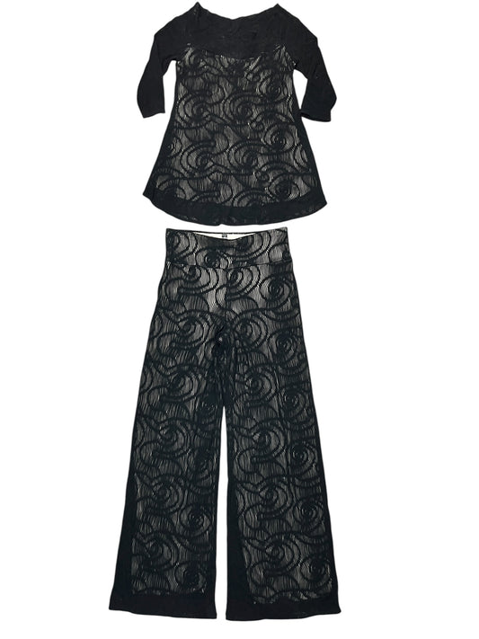 Pants Set 2Pc By Clothes Mentor In Black, Size:M