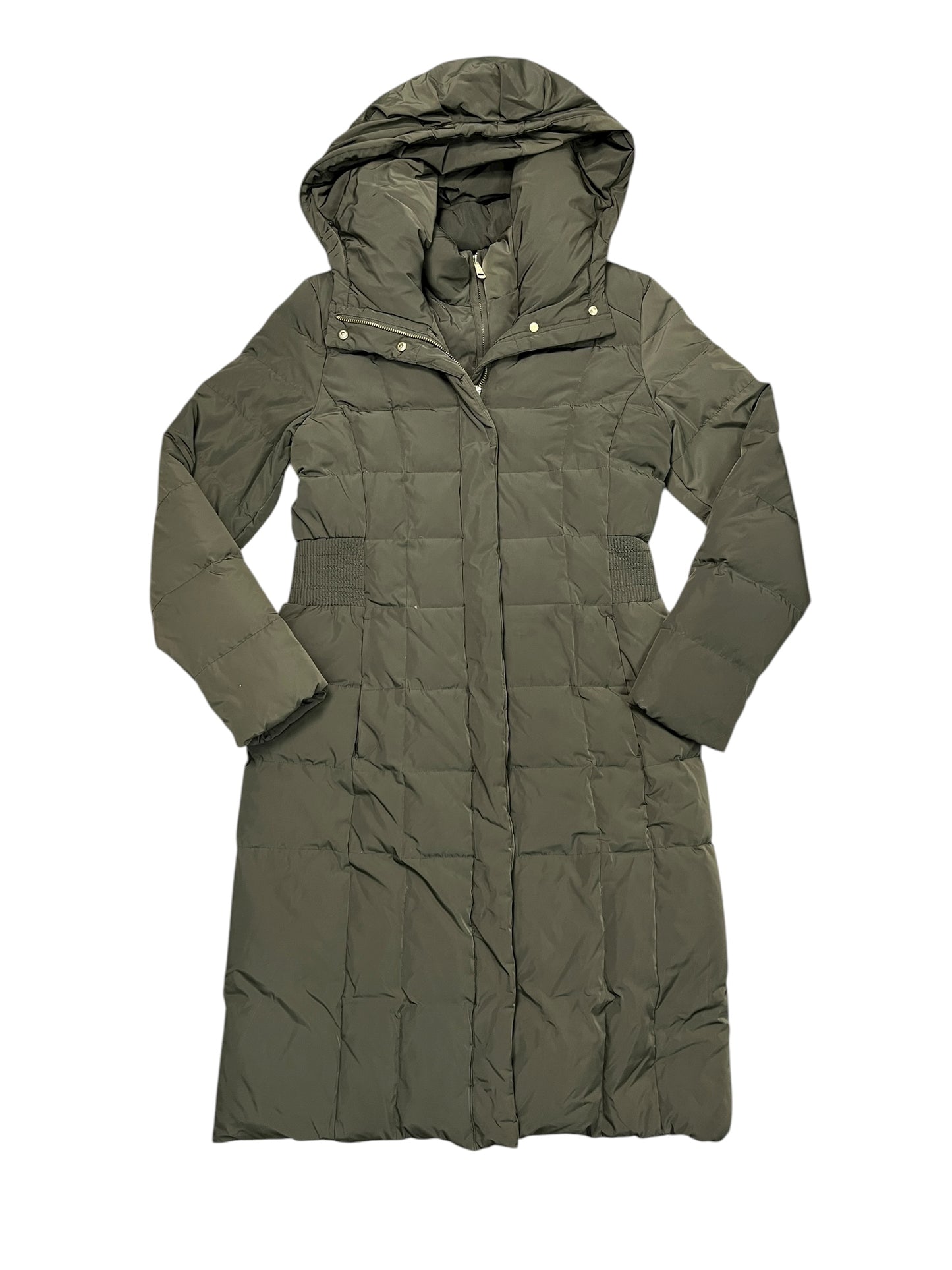 Coat Parka By Cole-Haan In Green, Size:S