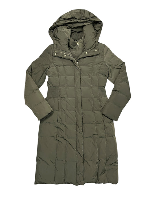 Coat Parka By Cole-Haan In Green, Size:S
