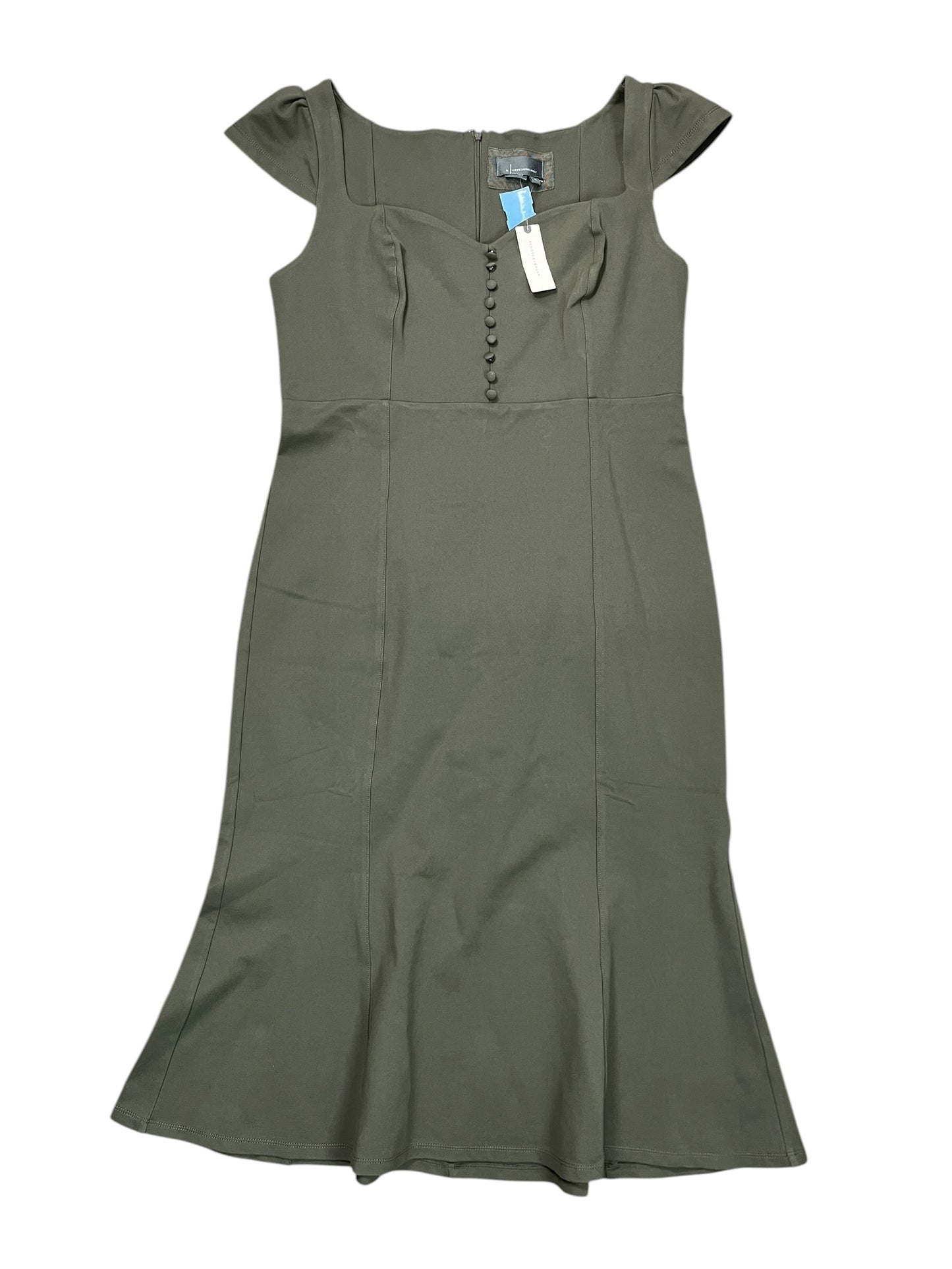 Dress Party Midi By Anthropologie In Green, Size:Xl