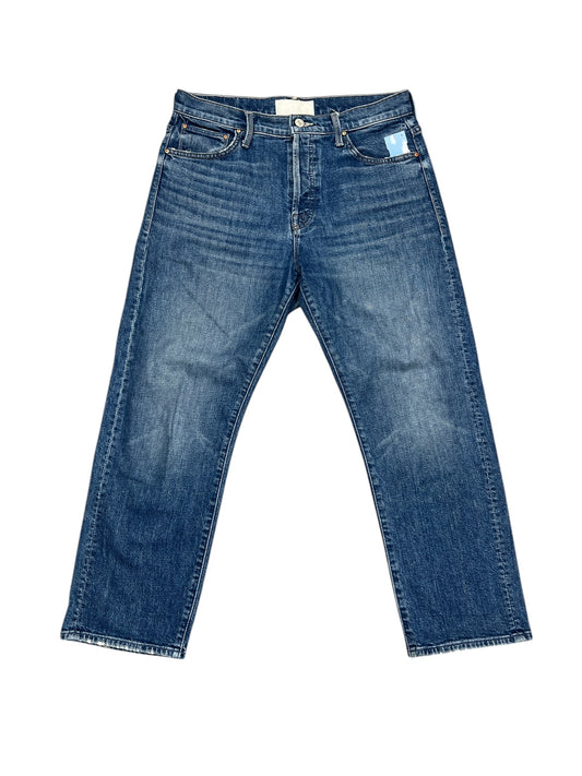 Jeans Cropped By Mother In Blue Denim, Size:6