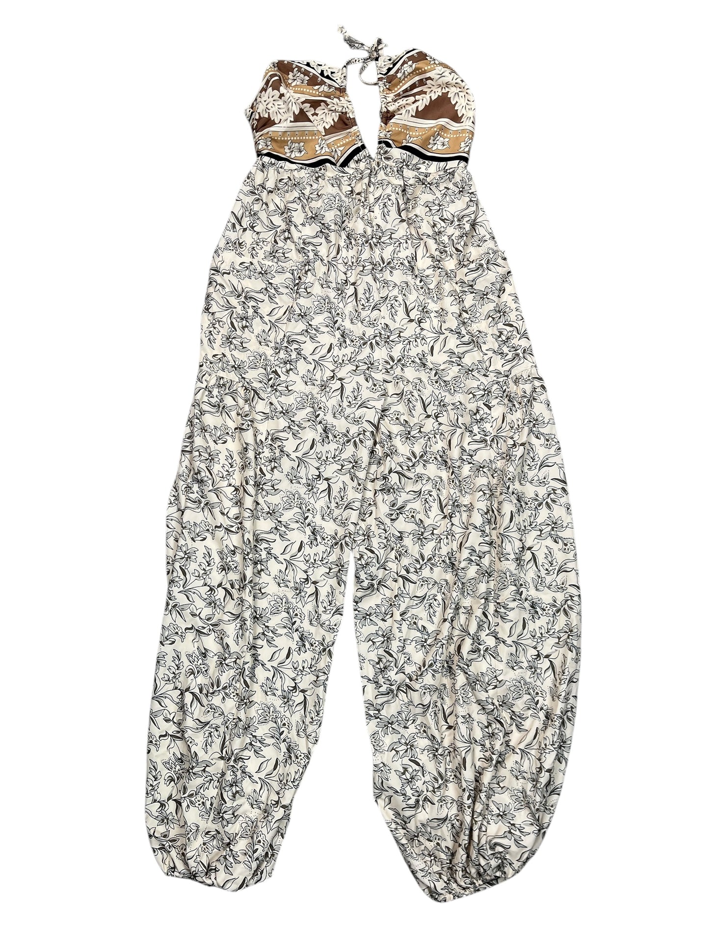 Jumpsuit By Davi & Dani In Tan, Size:S