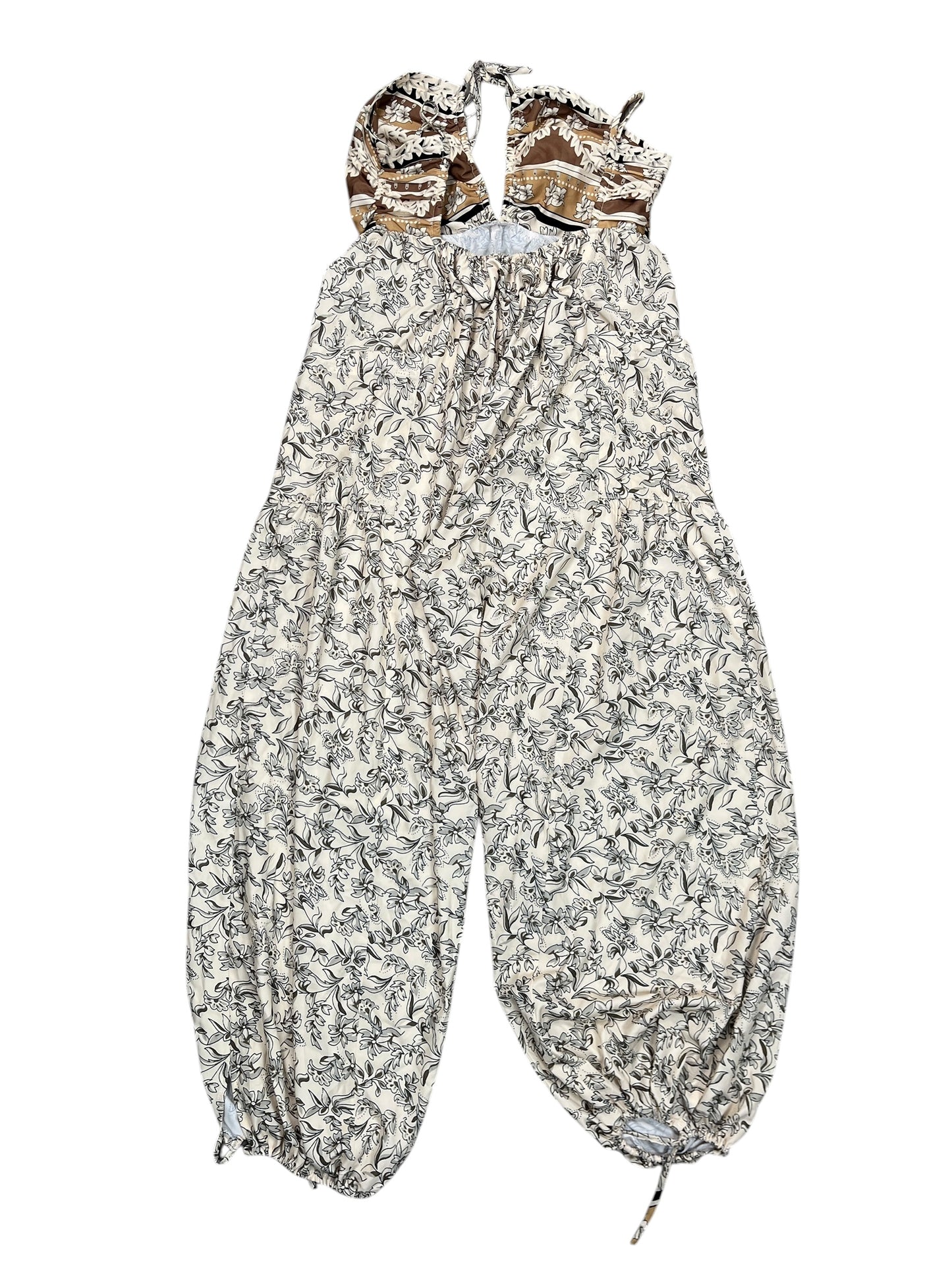 Jumpsuit By Davi & Dani In Tan, Size:S