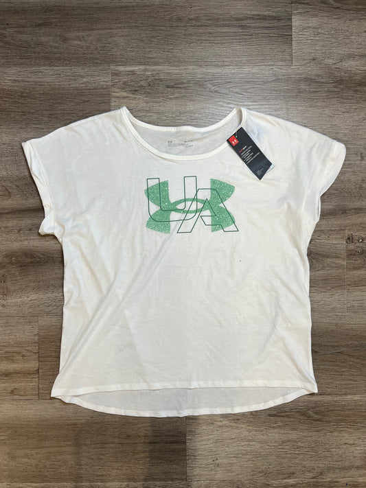 Athletic Top Short Sleeve By Under Armour  Size: M